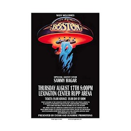 Raw Sugar Art Studio Boston/Sammy Hagar 1978 Lexington Concert Poster