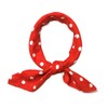 Shanlin Unisex Floral Cotton Bandanas 22”x22 (Polka Dots Red)