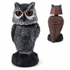Owl Decoy for Bird Deterrent – Shake Head Garden Scarecrow