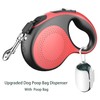 26/16FT Retractable Dogs Leash with Rechargeable LED Light for Night