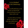 to My Husband' Anniversary Verse Poem Greeting Card
