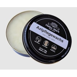 1844 Helko Werk Germany Axe Care Wax - 3 oz. Care & Maintenance Wax for Axe Handle and Axe Head - Protects Wood and Metal (Axe Care Wax) #HNAACW3