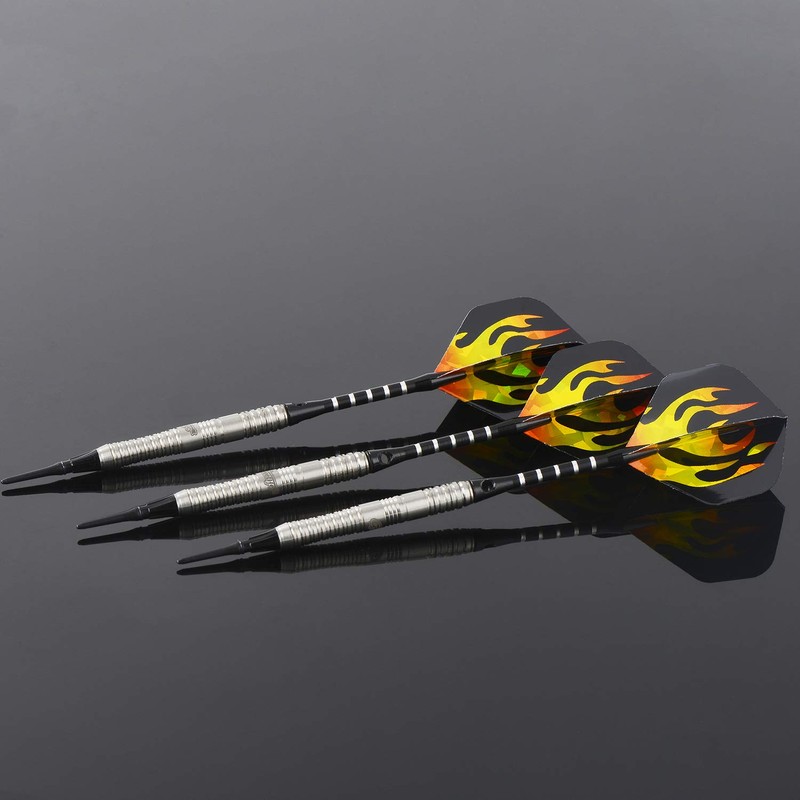 90% Professional Tungsten Soft tip Darts 18g+Carrying case+Extra Tips+Dart Tool+Alu
