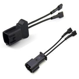 FARBIN Car Horn Special Plug Compatible with Hyundai Adapter Wiring Harness Pigtail Socket Car Horn Connector Harnesses Cable 2Pcs