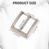 NICENEEDED Belt Buckle Replacement Set, Single Prong Belt Replace Buckles,