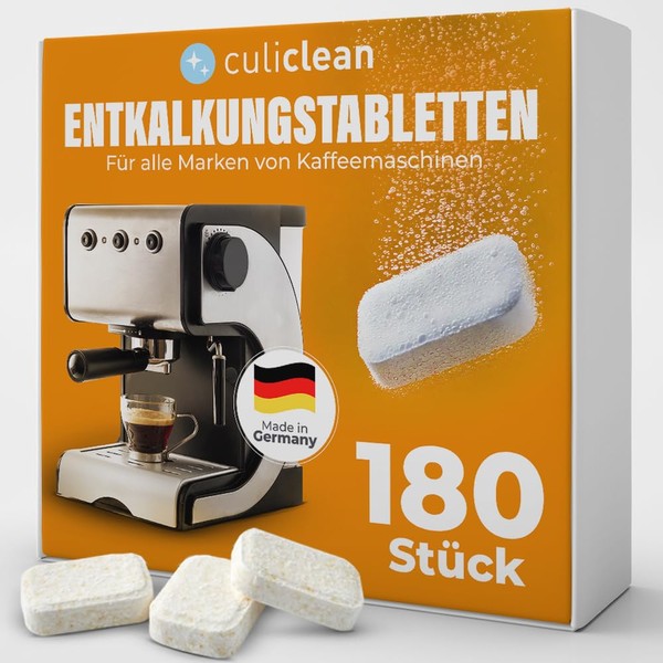 culiclean 180 Descaling Tablets Descaler Tablets Descaler for Fully Automatic