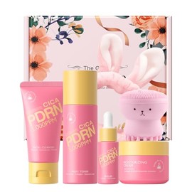 Kit Cuidado Facial BeauBase PDRN 4 Piezas Limpiador Tnico Lechoso Suero Crema Hidratante Niacinamida Colgeno cido Hialurnico Piel Suave Set Regalo... 