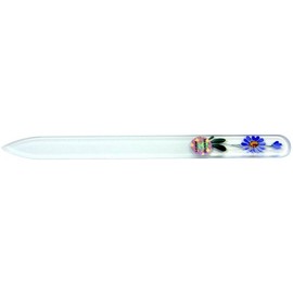 Brajek Nail File Glass Hand Painted 5.5" Czech Daisy 82SYP106 1pc (x1)