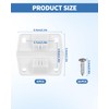 4 Set Cooler Plastic Hinges with Screws Set, Cooler-Hinges Replacement