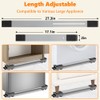 LUCKUP Heavy Duty Appliance Rollers W/Crowbar, Extendable Washing Machine Stand