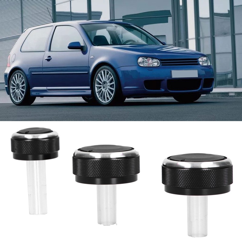 3PCS Car Air Conditioner Switch Climate Controller Knob Replacement for