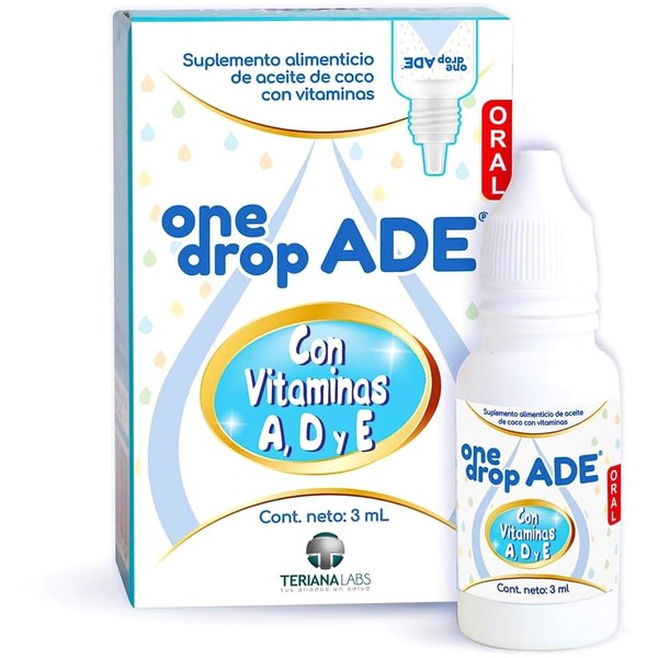 Vitamina ONEDROP ADE Frasco de 3 ML (114 Gotas) Rinde