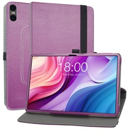 MAMA MOUTH Compatible with TECLAST T40HD Case,360 Degree Rotating With Premium PU Leather Sleeve Cover Case for TECLAST T40HD 10.4 Inch Tablet,Purple
