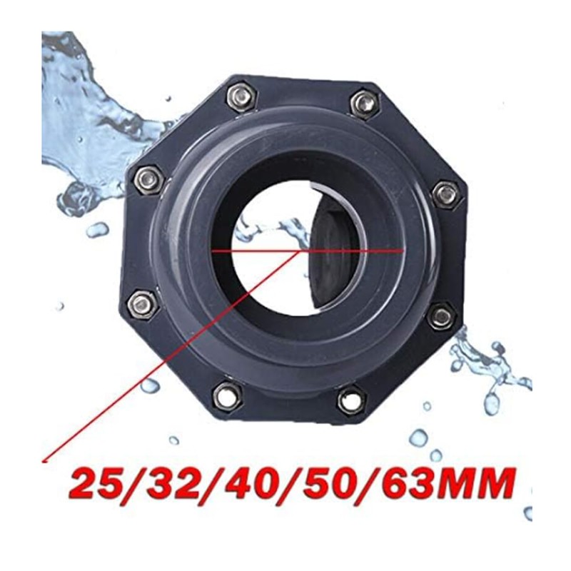Swing Check Valve Non-Return Check Valve PVC Double Union Solvent