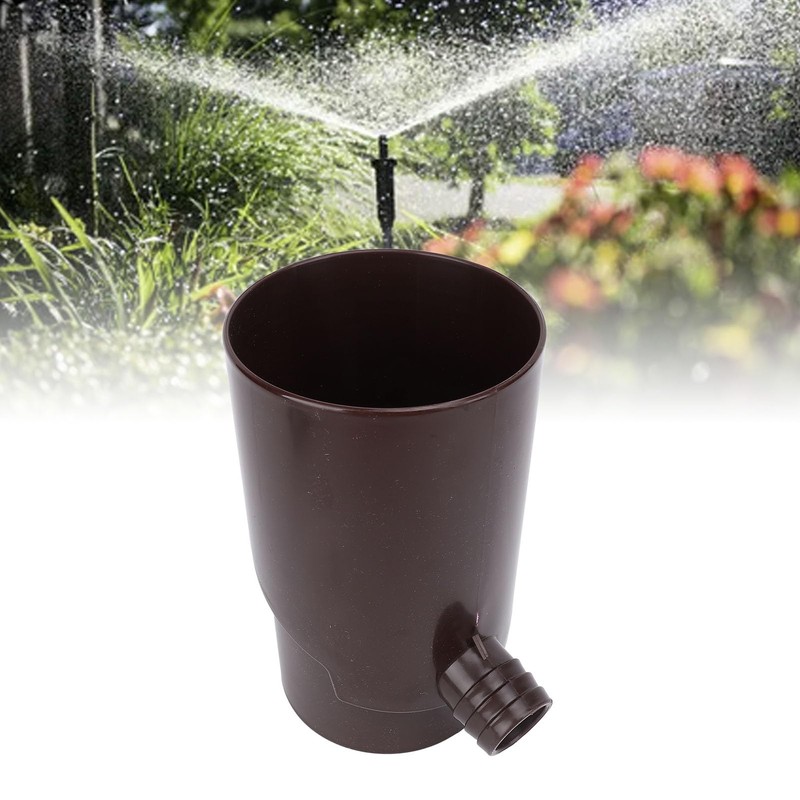 Depisuta Downspout Diverter, 10cm Round Downspout Rainwater Collection System Diverter