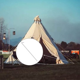 RAM ONLINE Ram? 50 X Heavy Duty GALVANISED 9" Steel Tent PEGS Metal Camping New