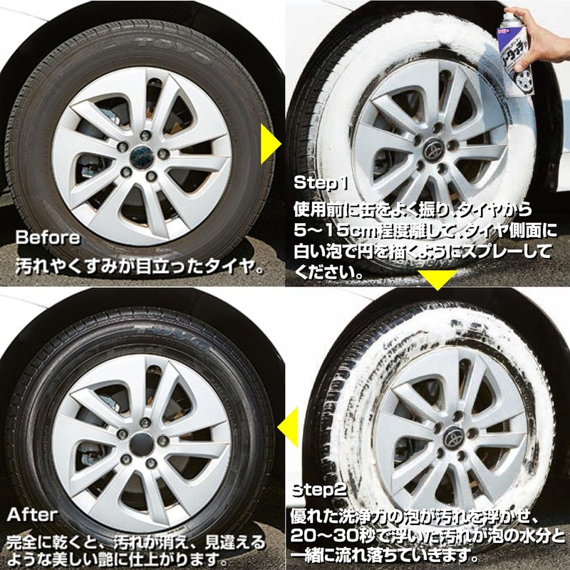 Ichinen Chemicals 000810 No-Touch Pro Tire Polish & Cleaner, 16.2