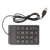 Wired Number Pad 18 Keys Ergonomic USB Plug and Play