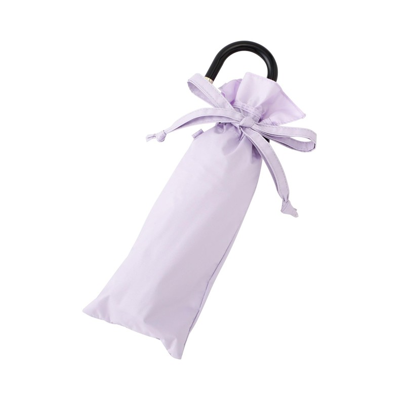 Francfranc French Flanc Blackout Classic Ruffle Folding Umbrella, 19.7 inches