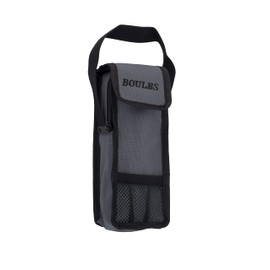 Engelhart - Bag for 3 Boules Game Boulet Bag with Carry Handle Opening Top Size; 23 x 8.5 x 3.5 cm (Grey)