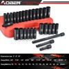 AOBEN 1/2-Inch Drive Impact Socket Set, 29 Pieces, 6 Point,