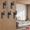 SOTECH Pack of 5 Angola Coat Hooks Matt Black 76