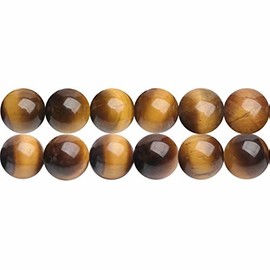 AAA Natural Yellow Tiger Eye Semi Precious Stone 8mm Beads for Fashion Women Jewellery Making Supply One Strand 15 Inch APX 46 Pcs