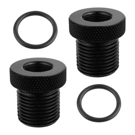2PCS Car Accessories Adapters with Washers,Durable Steel 1/2x28 to 3/4x16 Adapter for Replace Broken Fittings,Essential Automotive Accessories for Car,Truck,SUV