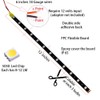 HYADA DC 12V Waterproof 1Ft 12 LED Strip Underbody Light