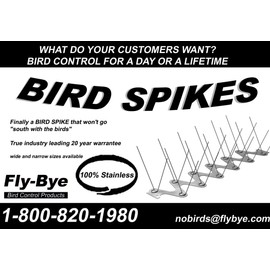 Pigeon Spikes (5 linear feet)