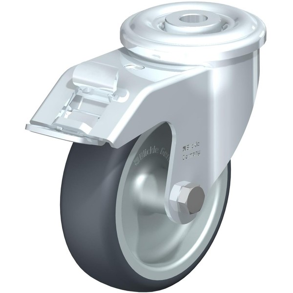 Blickle LER-TPA 80G-FI Swivel Caster, 3.15" Wheel Diameter, 220 lb.