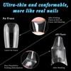 LoveOurHome 600pc Square Gel x Nail Tips Medium Fake Nail