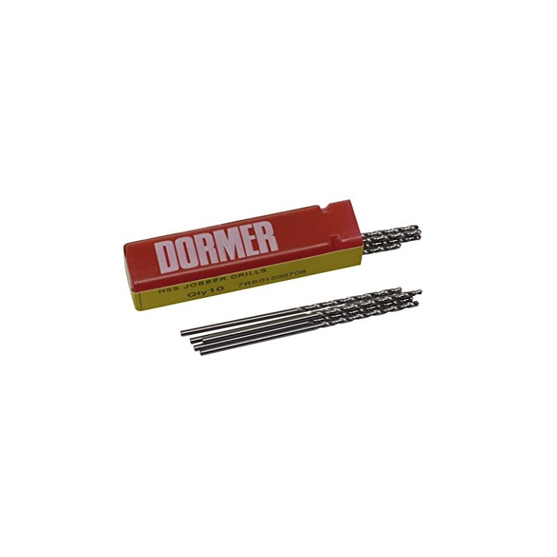 Pack of 10 Dormer Twist Drills #56 Jewelry Making Rotary