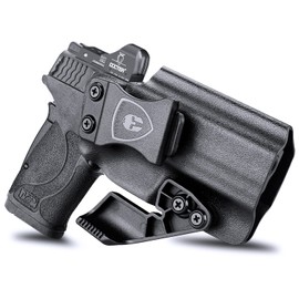 M&P 9mm Shield EZ Holster, Optic Ready & Claw, IWB Kydex Holster Fit: S&W M&P 9 Shield EZ Pistol, Inside Waistband Holster Condealed Carry, Adj. Cant & Posi-Click Retention, Right Hand