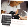 FOMIYES 72sheets Press Nail Stickers Christmas Nail Art Decals Luminous
