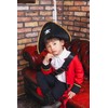 Party City Captain Kids Cosplay, 55.1 inches (140 cm), Red