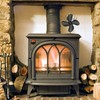 Heat Powered Fireplace Fan 4 Blades Aluminum Alloy Stove Fan