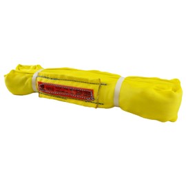Power Lift PL3x4' Yellow Polyester Round Sling (8,400 lbs. Vertical Capacity) | Various Sizes in Listing | Kennedy Wire Rope & Sling Company | Proudly Manufactured in The USA