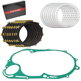 BIGLKNM Clutch Kit Friction Plates & Gasket Compatible for Yamaha Vstar 1100 XVS1100 1999-2009 5P9-W001G-00-00