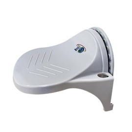 GH Upgraded Robust Grip Shower Foot Rest for Shaving Leg-Gray