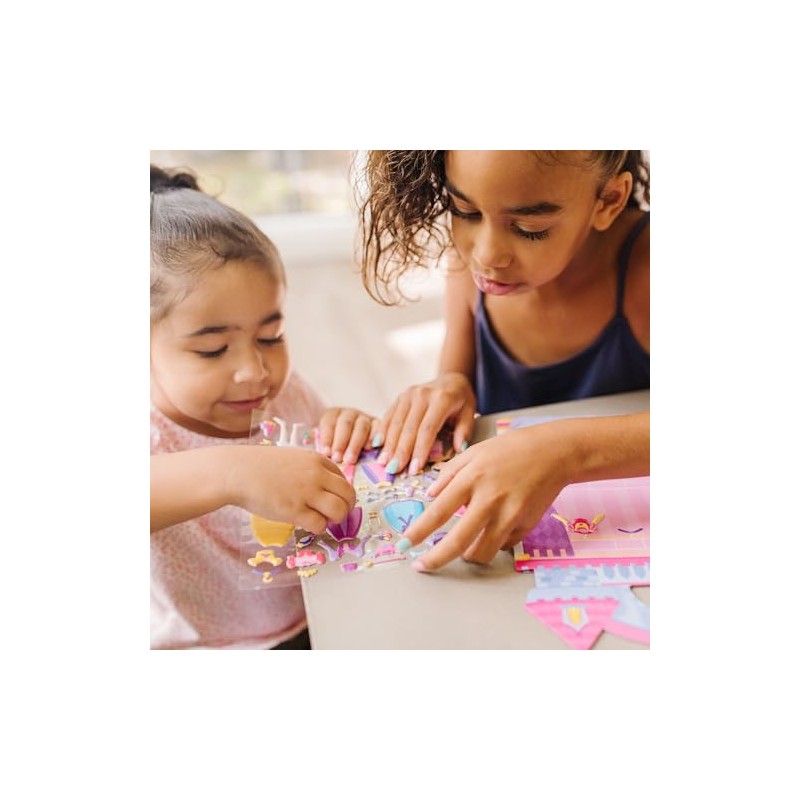 Melissa & Doug Set de Juego de Autoadhesivos Esponjosos Princesas,