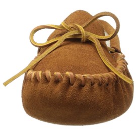 Minnetonka Men's Pile Lined Softsole Slipper, Charcoal, 10 M US