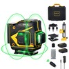 INSPIRITECH Floor Laser Level Self Leveling,3x360 Horizontal Vertical Cross Line