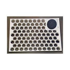 Thermohauser 47531 Thermo Cookie Cutting Sheet 2-3/16" Round 53/Sheet