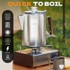 LRYYBTI Percolator Pot Stainless Steel Camping Coffee Pot-NO Aluminum or