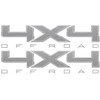 Vinylmark LLC 4x4 Decals (Silver) - 2009 to 2014 Compatible