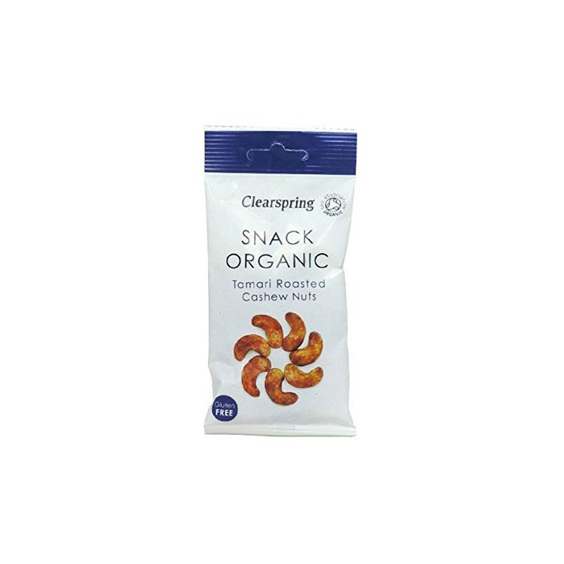 (3 PACK) - Clearspring - Tamari roasted cashew nuts |