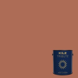 KILZ TRIBUTE Paint & Primer, Interior, Satin, Penny Luck, 1 Gallon