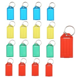 Identificador para Llaves Llavero, Etiquetas para Llaves (Color mezclado 25Pz S3)
