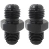 2Pcs 6AN to 6AN Male Flare Coupler Union Straight Fuel